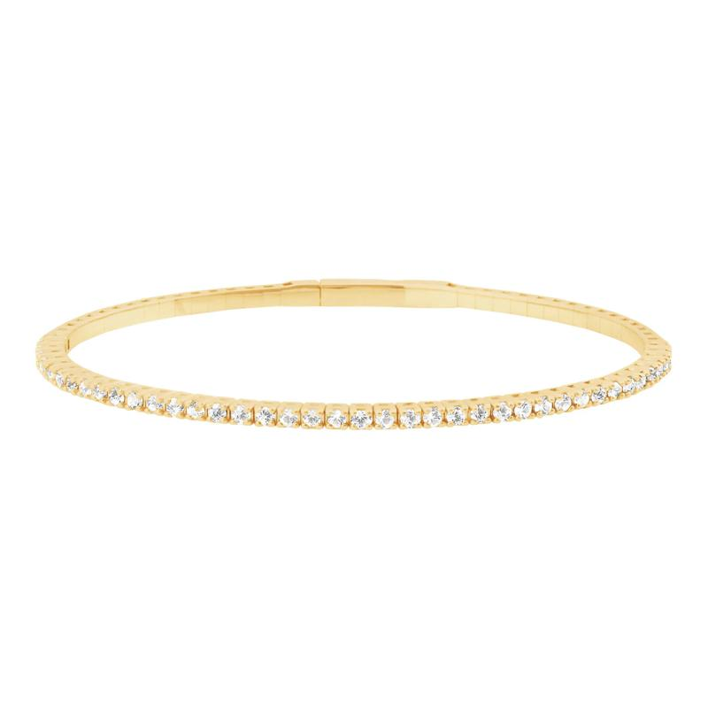 14k Yellow Gold Lab Grown Diamond Bracelet 2.02 cttw