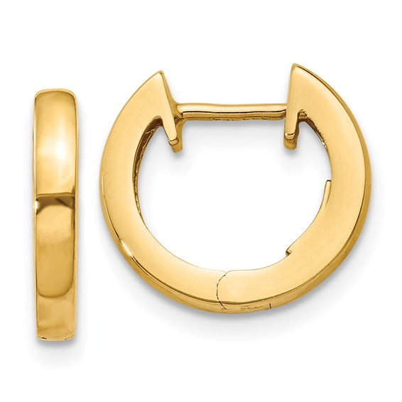 14k Yellow Gold Small Hoop Earrings