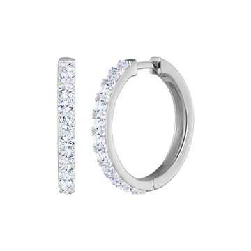 Petite Hoop Earrings Sterling Silver