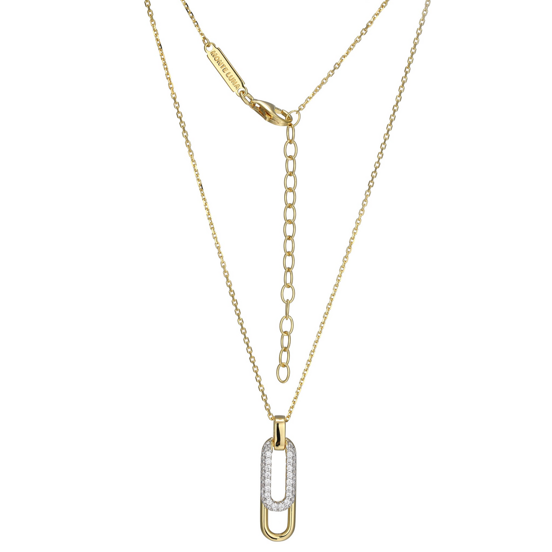 Sterling Silver Yellow Silver Pendant