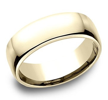 14k Yellow Gold Polished Wedding Band