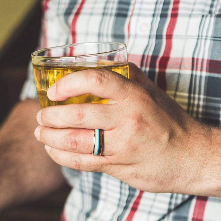 Tungsten Journeyman Polished Mens Wedding Band