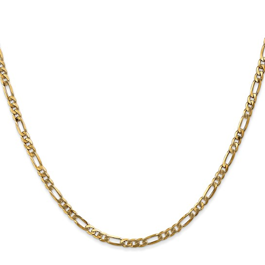 14k Yellow Gold Figaro Chain