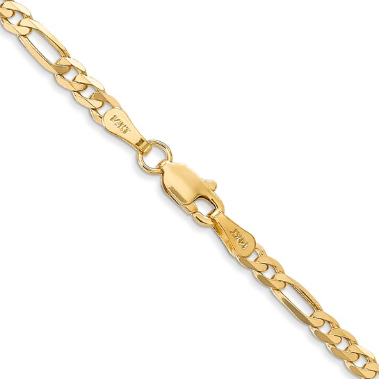 14k Yellow Gold Figaro Chain