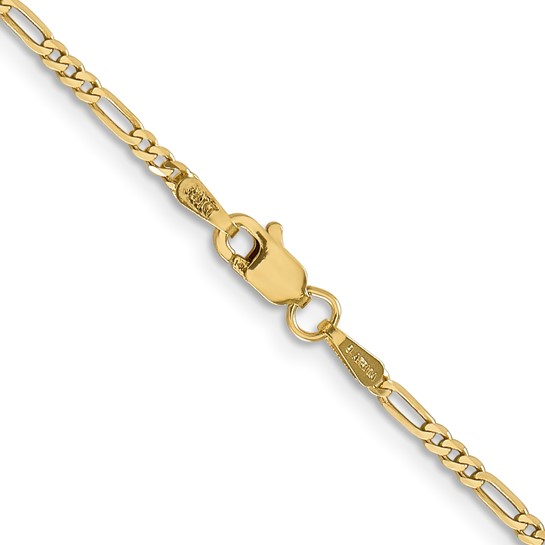 14k Yellow Gold Figaro Chain