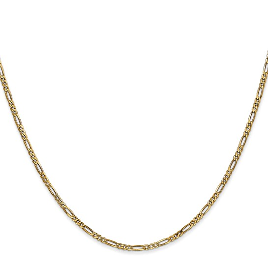 14k Yellow Gold Figaro Chain
