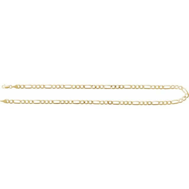 14k Yellow Gold Figaro Chain