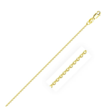 14k Yellow Gold Cable Link Chain
