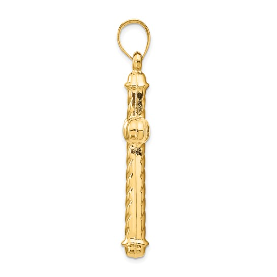 14k Yellow Gold Cross Charm