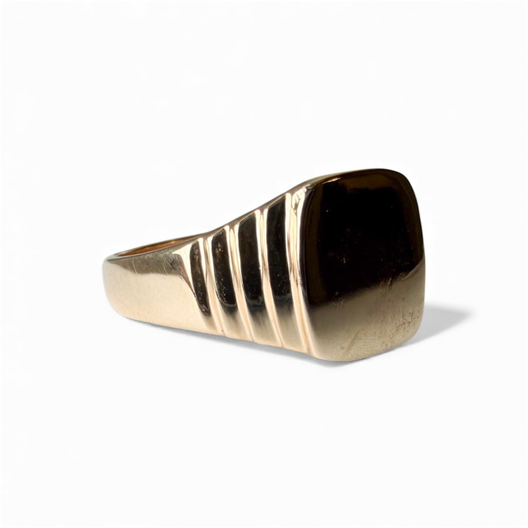 10k Yellow Gold Signet Estate Ring