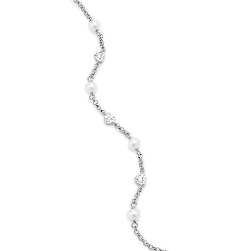 Sterling Silver Heart Bracelet