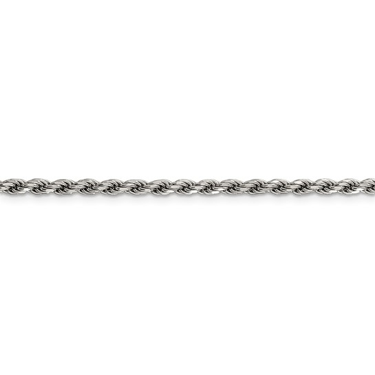 Sterling Silver 2.75mm Rope chain