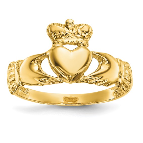 14k Yellow Gold Claddah Ring