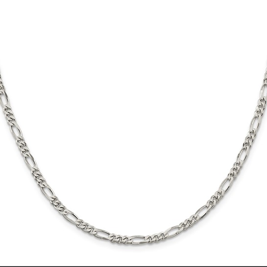 Sterling Silver Figaro Chain