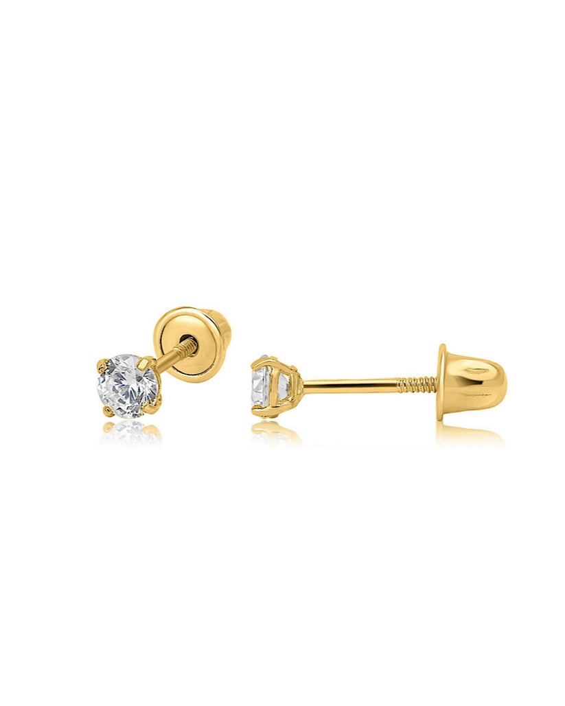 14k Yellow Gold Stud Children&