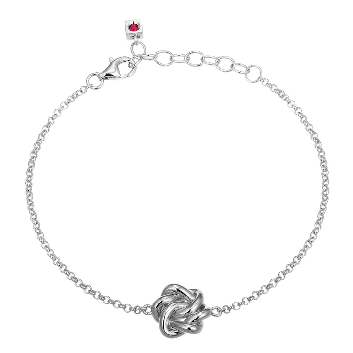 Sterling Silver Knot Bracelet