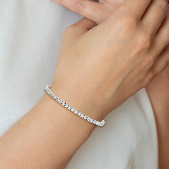 Sterling Silver Tennis Bracelet