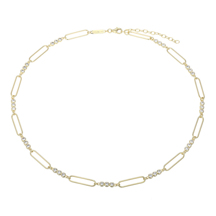 Sterling Silver Paperclip Necklace