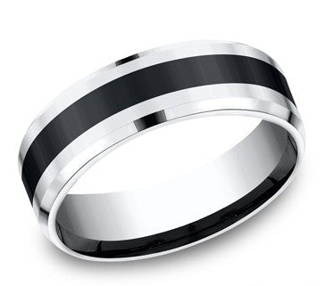 Tungsten Eternity Mens Wedding Band