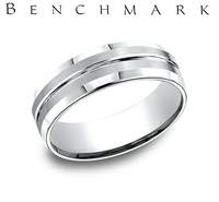 Satin/Polished Mens Wedding Band