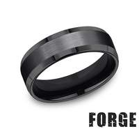 Satin/Polished Mens Wedding Band