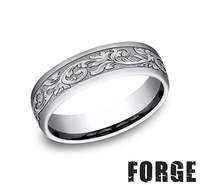 Antique Style Mens Wedding Band