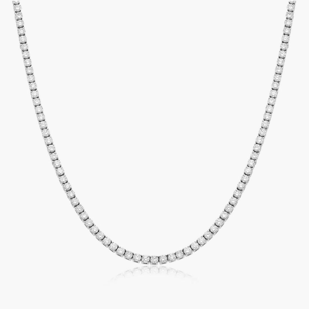 14k White Gold Diamond Diamond Necklace
