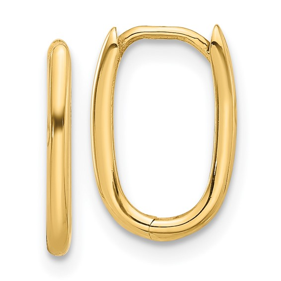 14k Yellow Gold Small Hoop Earrings