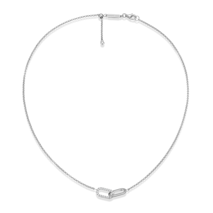 Sterling Silver Paperclip Necklace