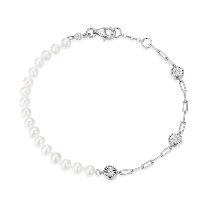 Sterling Silver Paper Clip Bracelet
