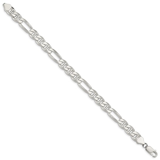 Sterling Silver Figaro Bracelet