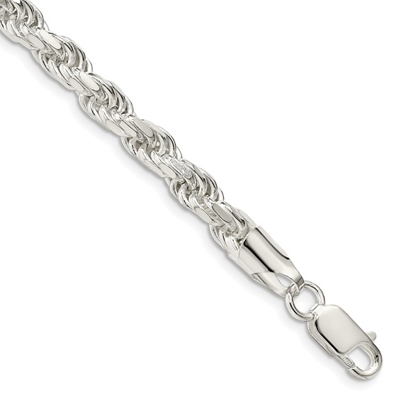 Sterling Silver Rope Bracelet