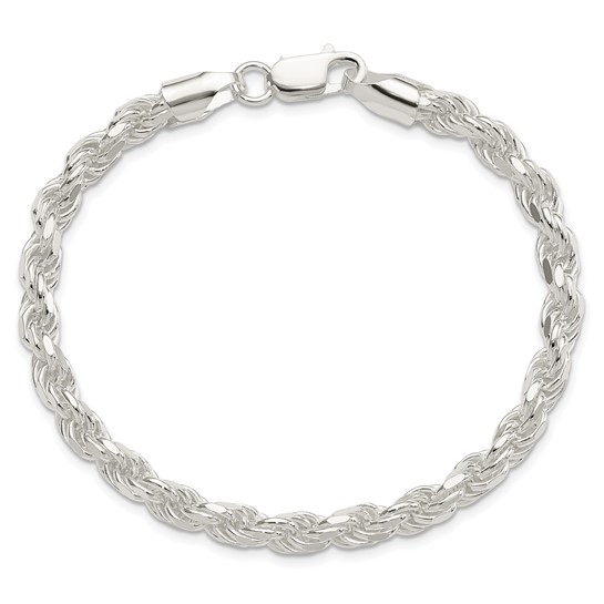 Sterling Silver Rope Bracelet