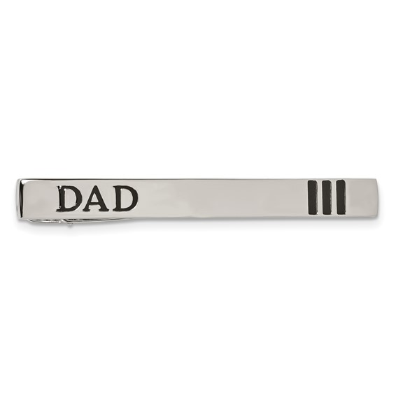 Stainless Steel Dad Tie Bar