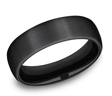 Satin Mens Wedding Band