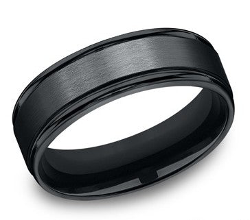 Satin/Polished Mens Wedding Band