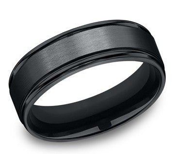 Satin/Polished Mens Wedding Band