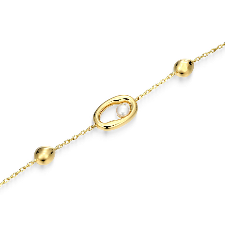 Sterling Silver Yellow Gold Bracelet