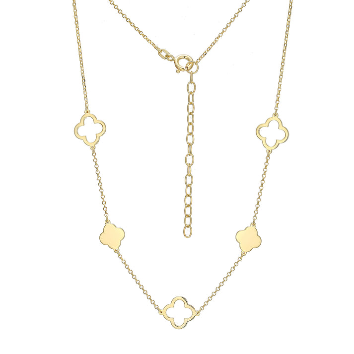 Sterling Silver Yellow Tone Silver Necklace