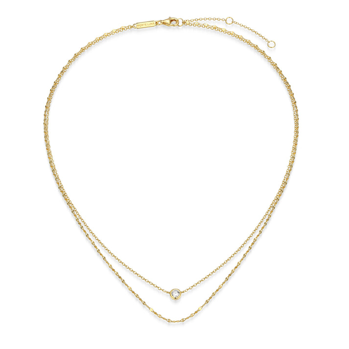 Sterling Silver Yellow tone Necklace