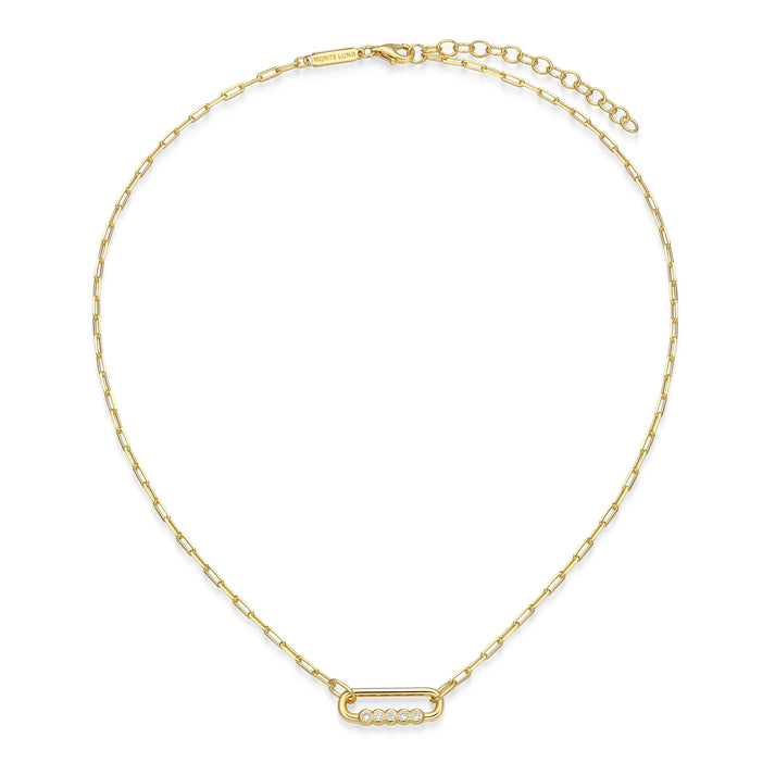Sterling Silver Yellow Silver Necklace