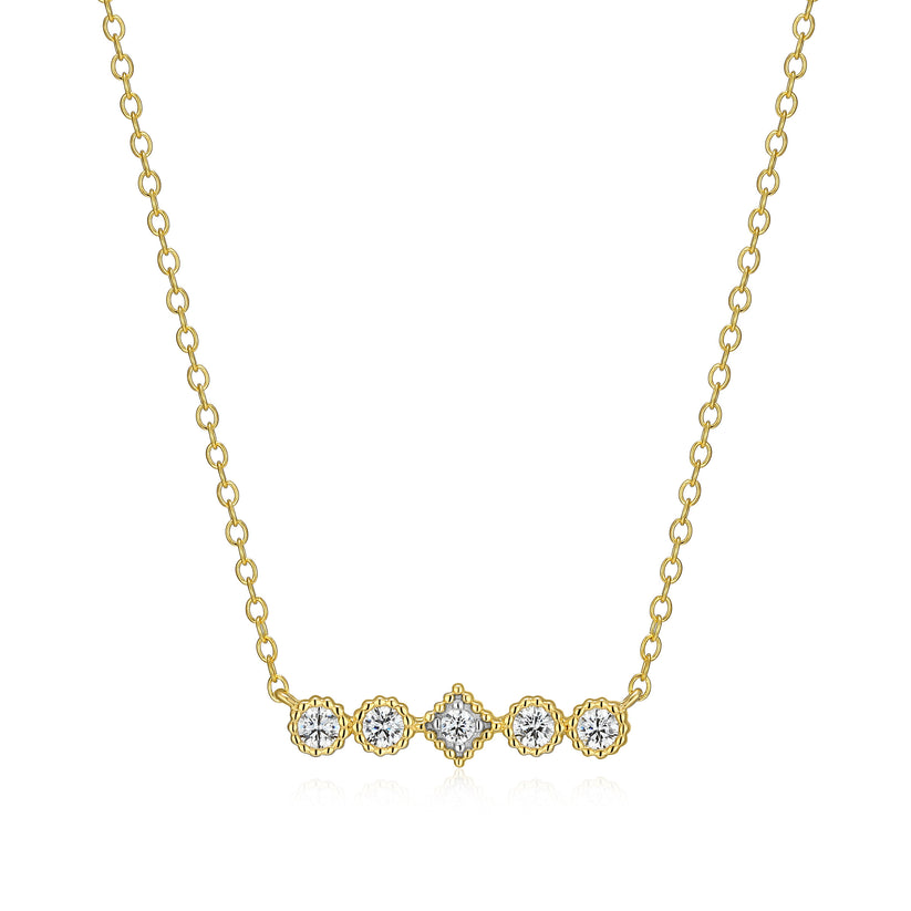 Sterling Silver Yellow Necklace