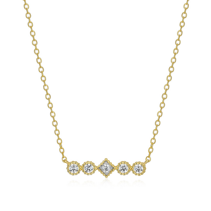 Sterling Silver Yellow Necklace