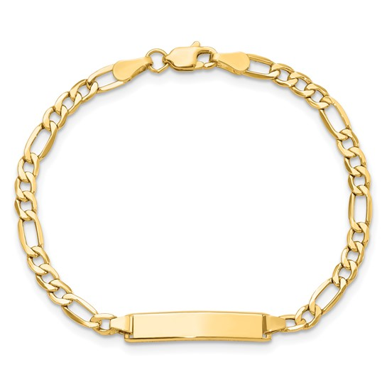 14k Yellow ID Bracelet Bracelet