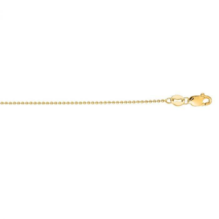 14k Yellow Bead Chain