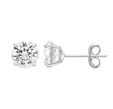 14k Cubic Zirconias Stud Earrings