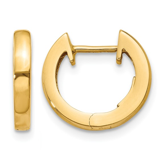 14k Yellow Small Hoop Earrings