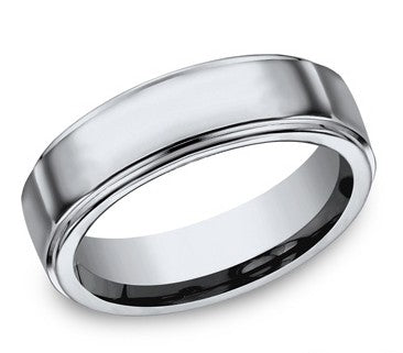 Polished Mens Wedding Band