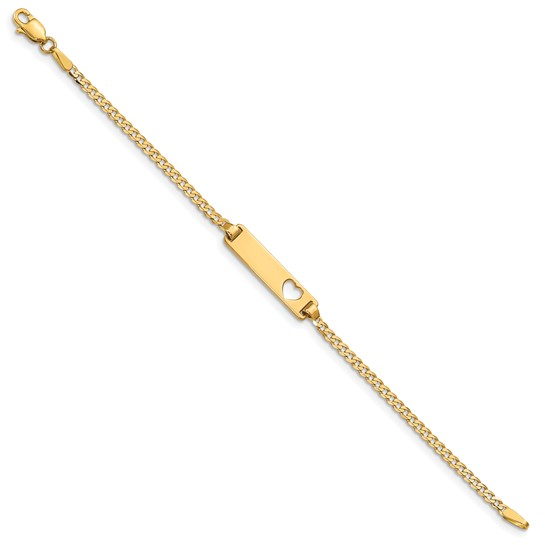 14k Yellow ID Bracelet Children&