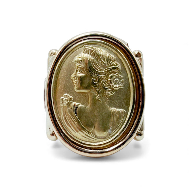 18k Yellow Gold Intaglio Estate Ring